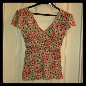 Flattering Feminine Floral Top
